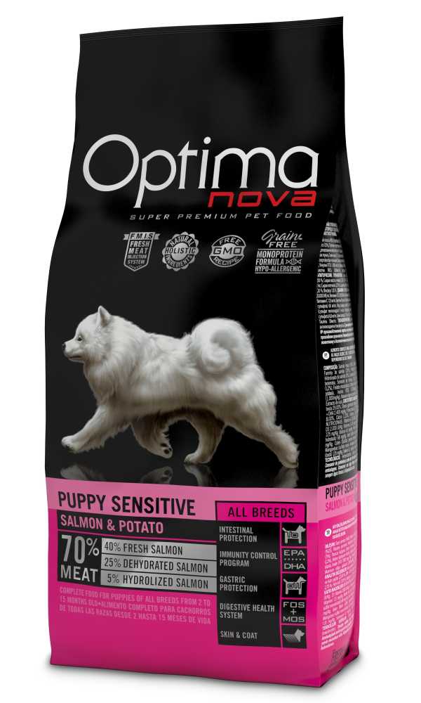 OPTIMAnova dog PUPPY SENSITIVE GF Salmon 2kg-11090