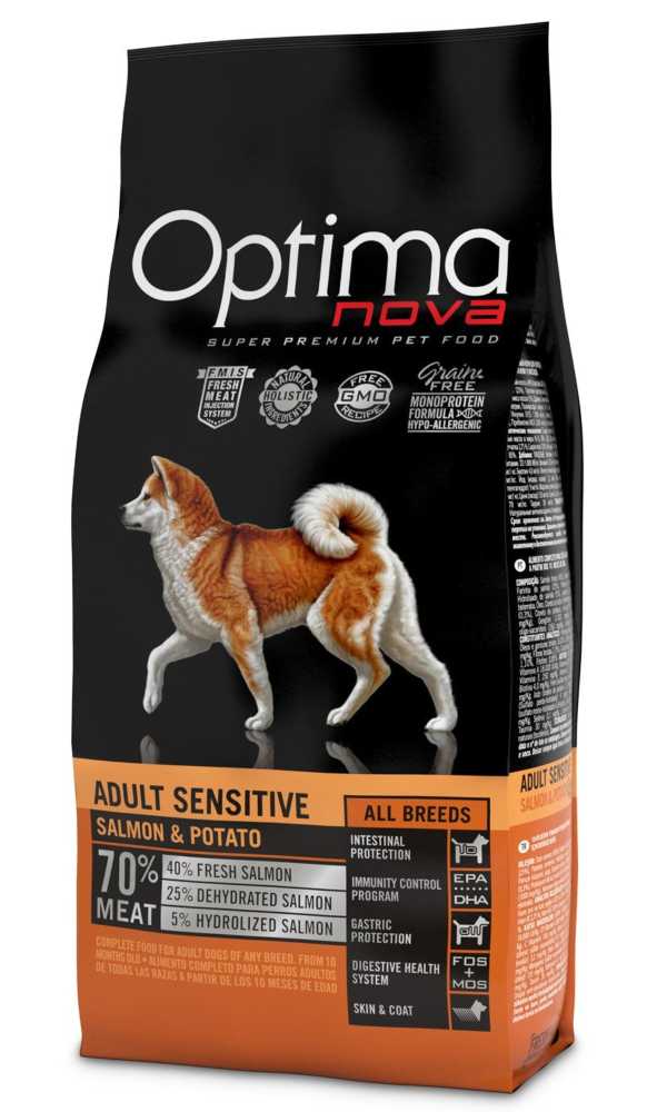OPTIMAnova dog ADULT SENSITIVE GF Salmon 2kg-11093