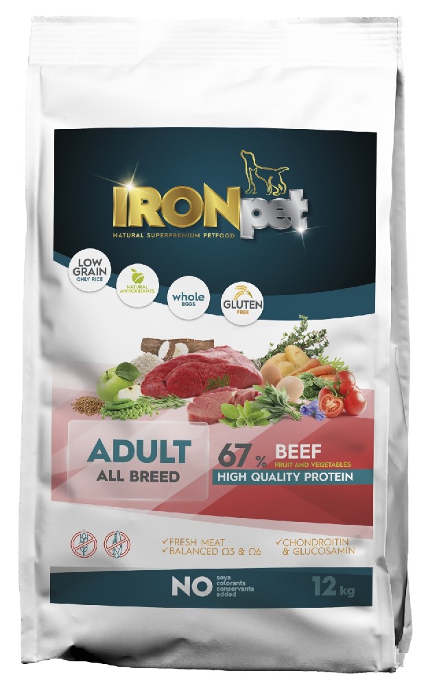 IRONpet BEEF Adult All Breed 12kg-14968