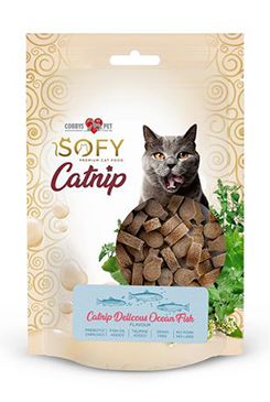 Pochoutka Aiko Cat SOFY Catnip Delicous Ocean Fish 50g