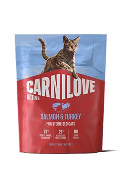 Carnilove Cat Active Dry Salmo&Turkey Steril.Ad.AB400g