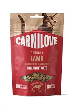Carnilove Cat CRUNCHY Snack Lamb+Blackberries 50g