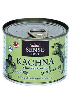 FALCO SENSE DOG kachna a hovězí 200g