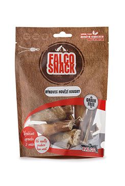 FALCO DOG Býkovec hovězí kousky sušený 70g závěs