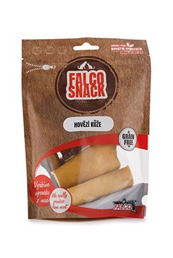 FALCO DOG Hovězí kůže sušená 100g závěs