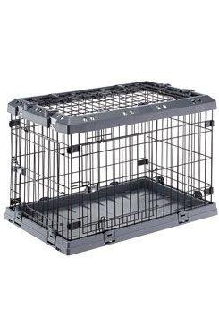 Přepravka SUPERIOR 75 skládací pro psy šedá FP