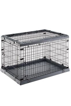 Přepravka SUPERIOR 105 skládací pro psy šedá FP