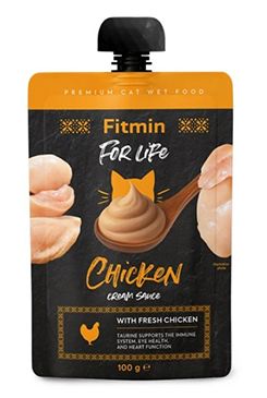 Fitmin For Life cat Cream sauce kuřecí kapsa 100g