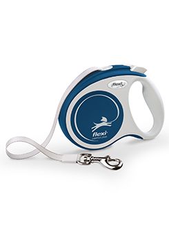 Vodítko FLEXI Comfort Plus S pásek 5m/15kg modrá