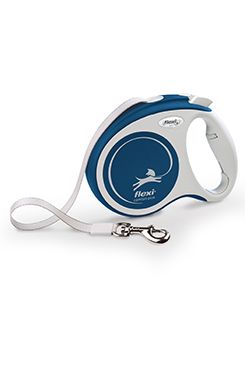 Vodítko FLEXI Comfort Plus M pásek 5m/25kg modrá