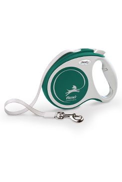 Vodítko FLEXI Comfort Plus M pásek 5m/25kg zelená