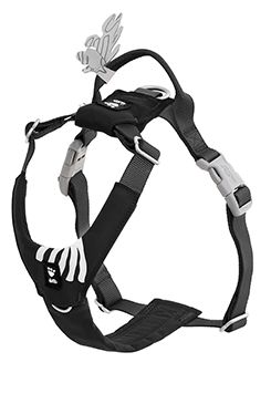 Postroj Hurtta Seeker černý 40-50cm