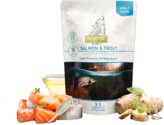 ISE Salmon with Trout POUCH 410g
