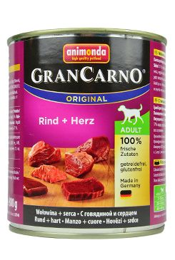 Animonda GRANCARNO konz. ADULT hovězí/srdce 800g