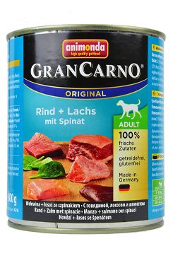 Animonda GRANCARNO konz. ADULT losos/špenát 800g