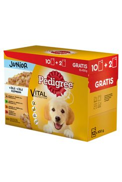 Pedigree kapsa Junior masový výběr,rýže v želé 12x100g
