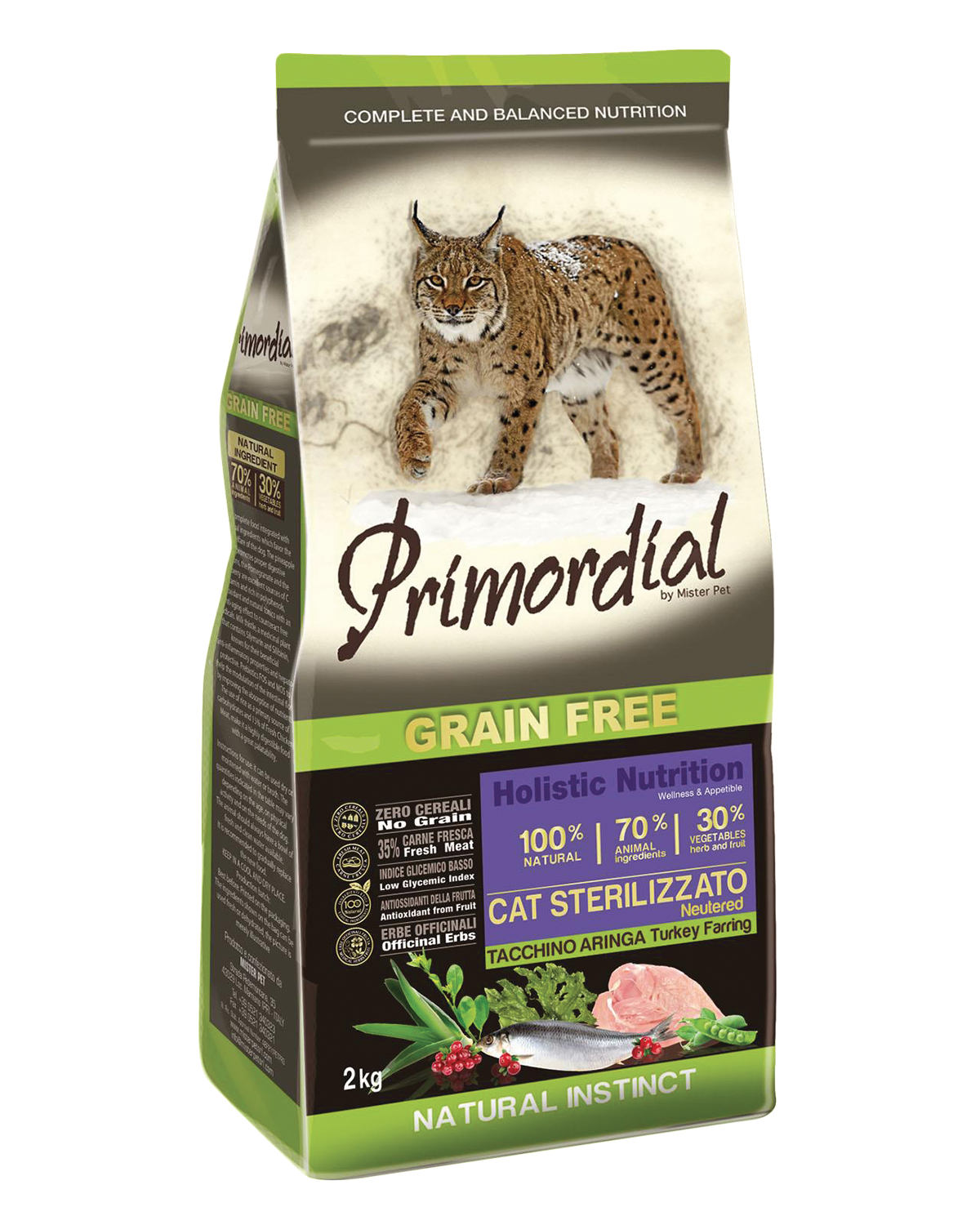 PGF Cat Sterilizzato Turkey & Herring 2 kg