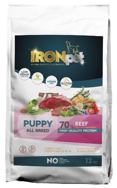 IRONpet BEEF Puppy All Breed 12kg-14969