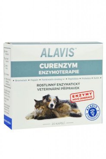 Alavis Enzymoterapie-Curenzym pro psy a kočky 20cps