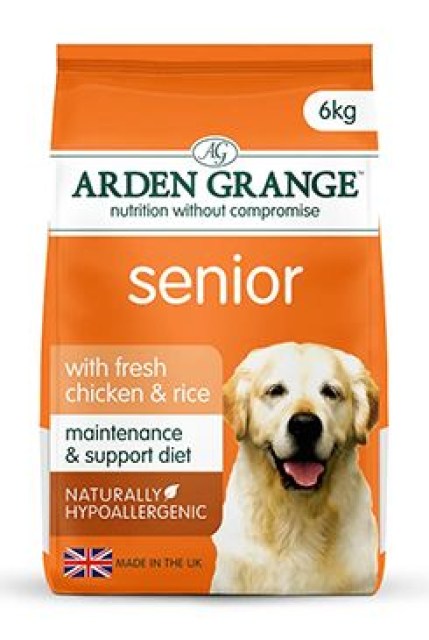 Arden Grange Dog Senior with fresh Chicken&Rice 6kg