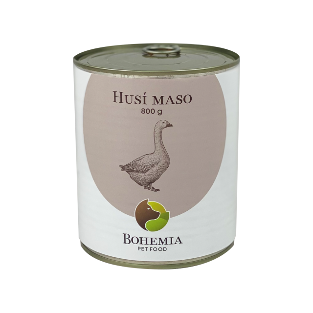 BOHEMIA Husí maso ve vlastní šťávě 800g