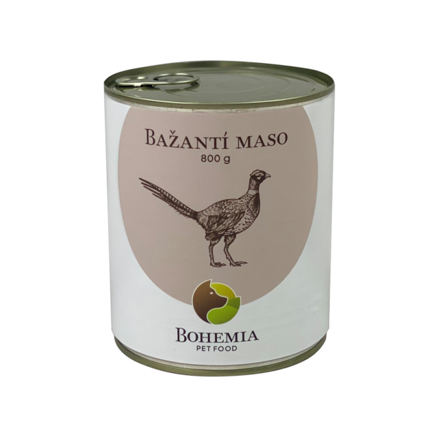 BOHEMIA Bažantí maso ve vlastní šťávě 800g