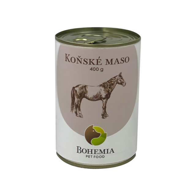 BOHEMIA Koňské maso ve vlastní šťávě 400g