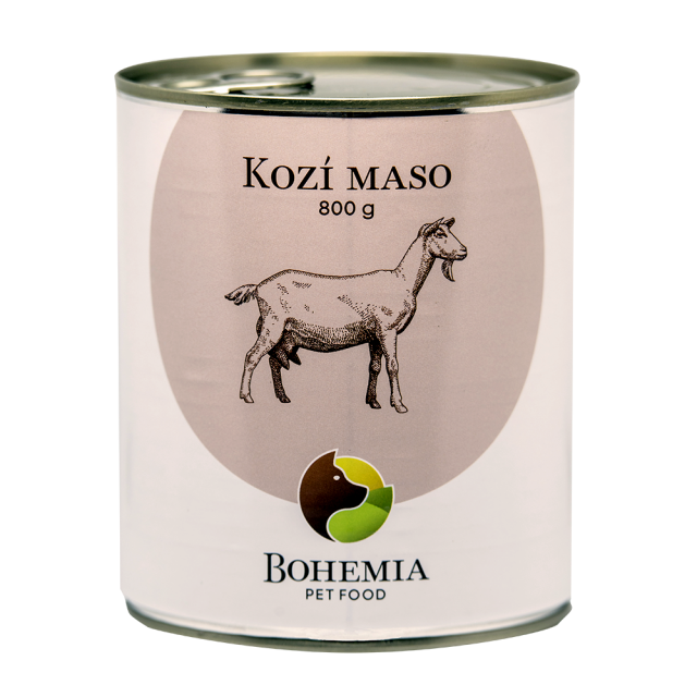 BOHEMIA Kozí maso ve vlastní šťávě 800 g