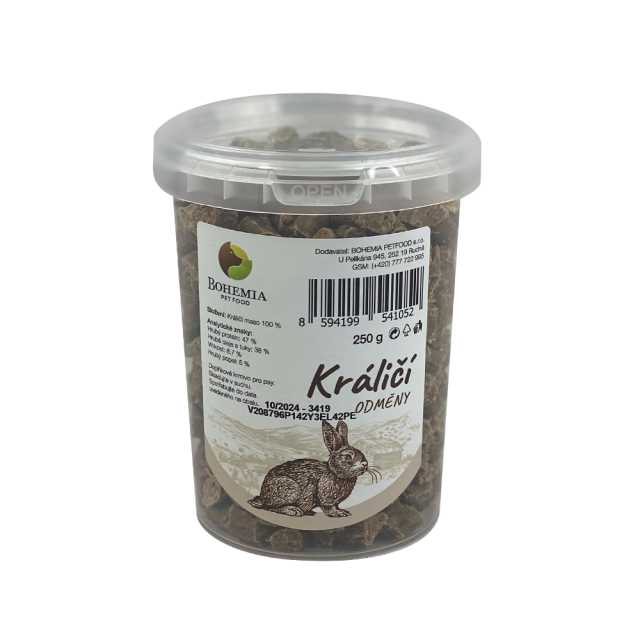 BOHEMIA Králičí odměny 250g