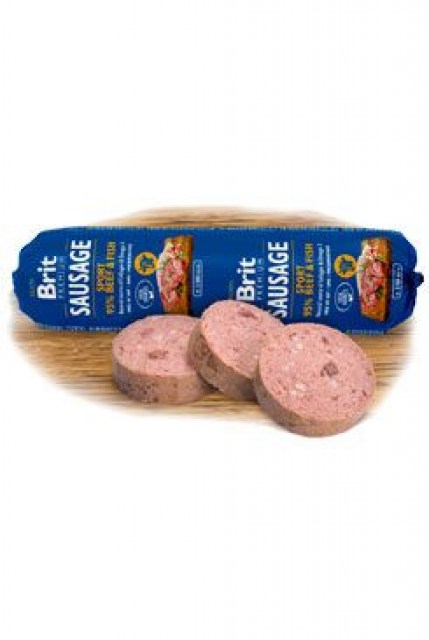 Brit Sausage Beef & Fish-Sport formula 800g