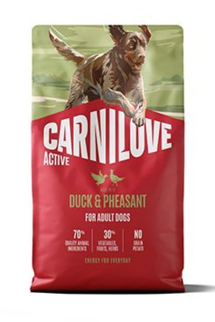 Carnilove Dog Active Dry Duck&Pheasant Adult AB 4kg