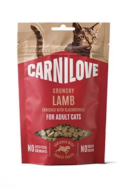 Carnilove Cat CRUNCHY Snack Lamb+Blackberries 50g