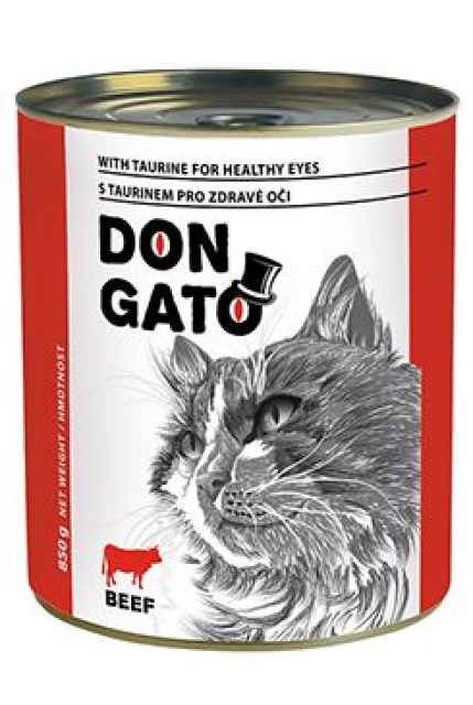 Don Gato cat konz. hovězí 850g
