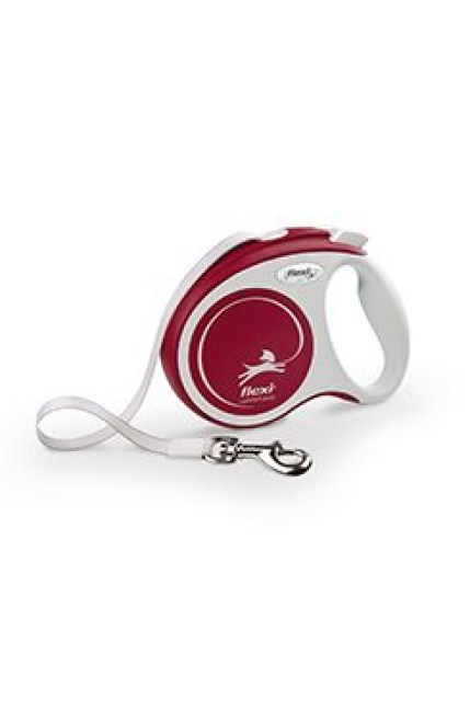 Vodítko FLEXI Comfort Plus XS pásek 3m/12kg červená