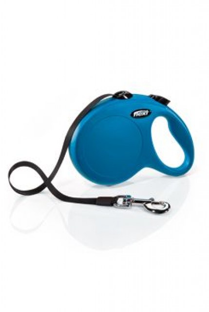 Vodítko FLEXI Classic NEW L pásek 5m/50kg modrá