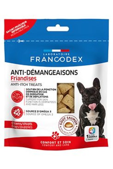 Francodex Pochoutka Anti-itching pes 65g
