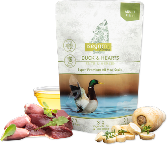 ISE Duck and hearts POUCH 410g