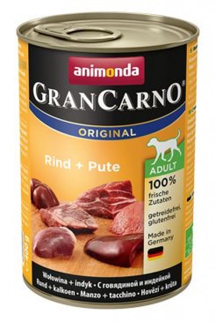 Animonda GRANCARNO konz. ADULT hovězí/ krůta 400g