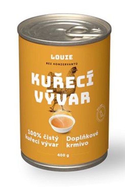 Louie Dog konz. Kuřecí vývar 400g