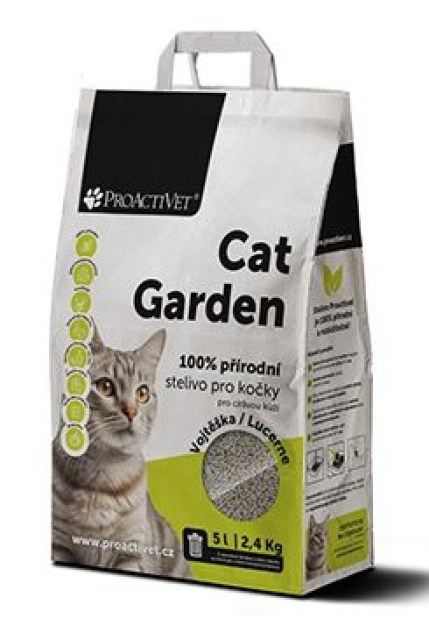 Podestýlka Proactivet Cat Garden Vojtěška 5l
