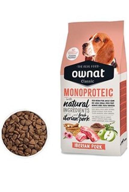 OWNAT CLASSIC DOG MONOPROTEIC Iberian Pork 12kg