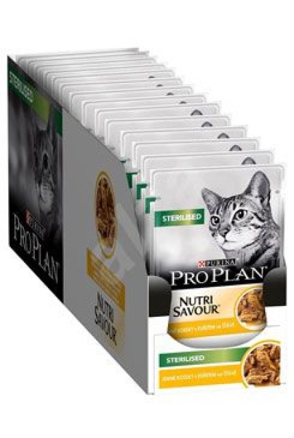ProPlan Cat kapsa Sterilised Adult Chicken 26x85g