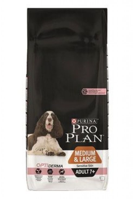 ProPlan Dog Adult 7+ Medium&Large Optiderma 14kg