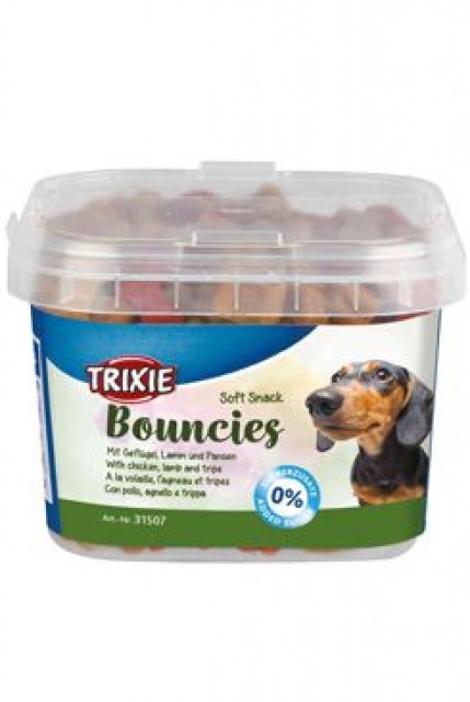 Trixie BOUNCIES mini kostičky kuř/jehně/dršť 140g TR