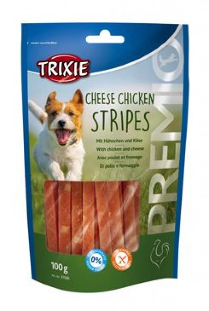 Trixie Premio CHICKEN CHEESE STRIPES se sýrem 100g TR