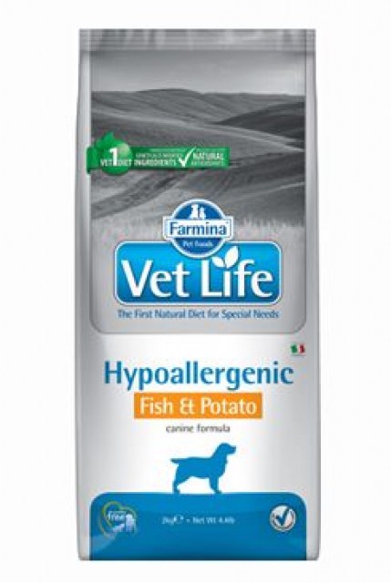 Vet Life Natural DOG Hypo Fish & Potato 2kg
