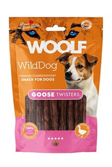 WOOLF WildDog poch. Twister Goose 100g