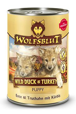 Wolfsblut Dog Puppy Wild Duck&Turkey konz. 395g