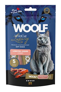 WOOLF WildCat Cream Luxury Lobster&Squid 5x14g