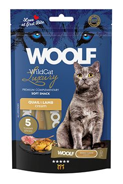 WOOLF WildCat Cream Luxury Quail&Lamb 5x14g